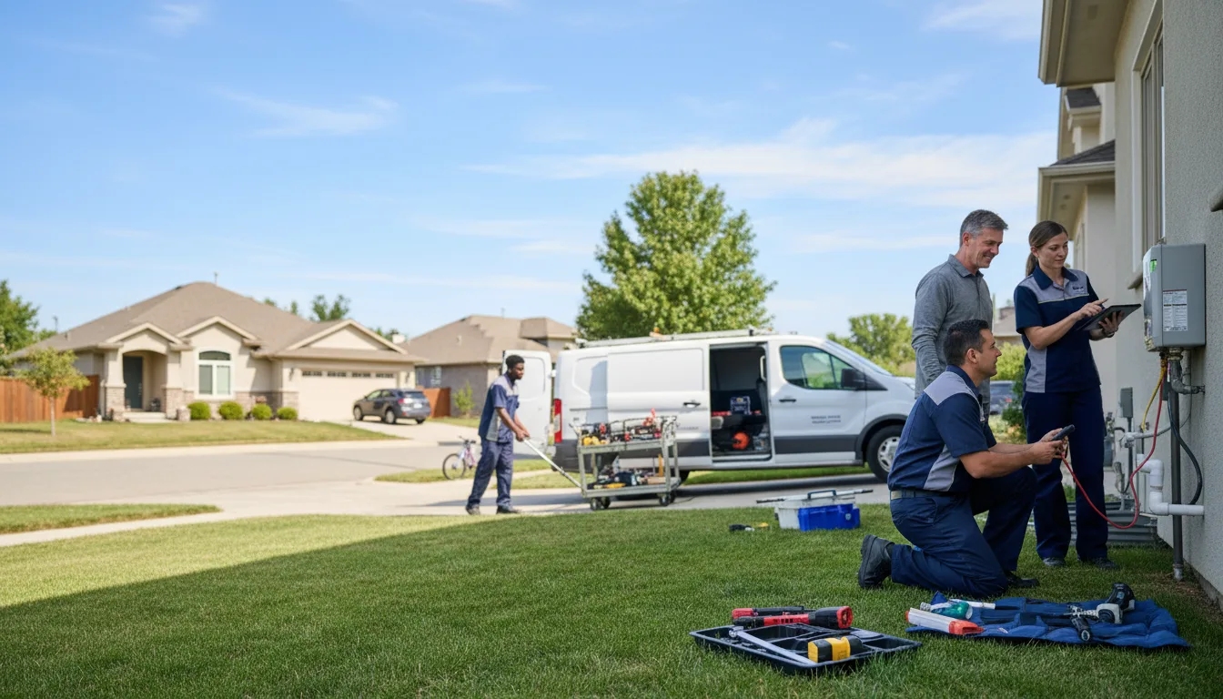 Tankless water heater service in Poole, KY